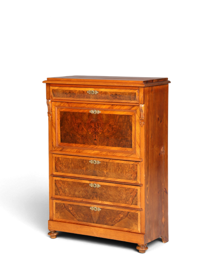 Stilvoller Gründerzeit Sekretär Vertiko Highboard Jugendstil Kommode Schrank um 1880