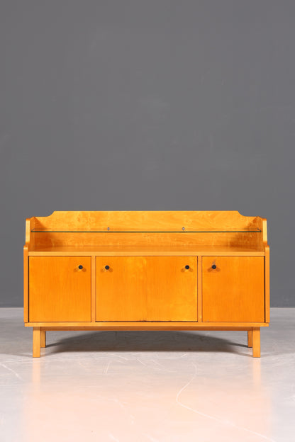 F966 Finish cm Wunderschönes Mid Century Kommode Vintage TV Sideboard 60s Schrank Flurkommode Klappschrank