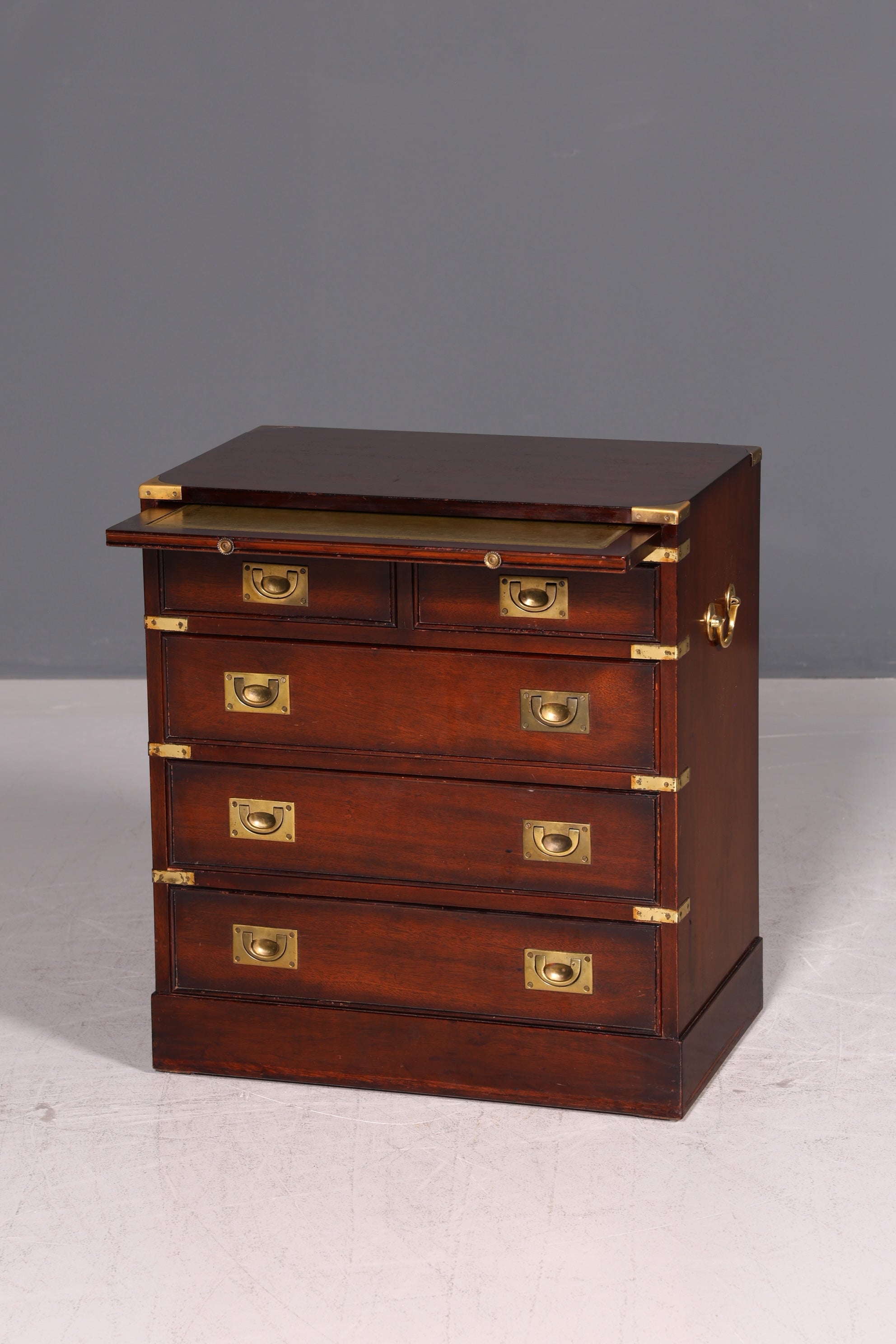 Traumhafte Maritime Kommode Englisch Military Chest Schiffskommode Antik Schrank Beistellschrank Kolonialstil