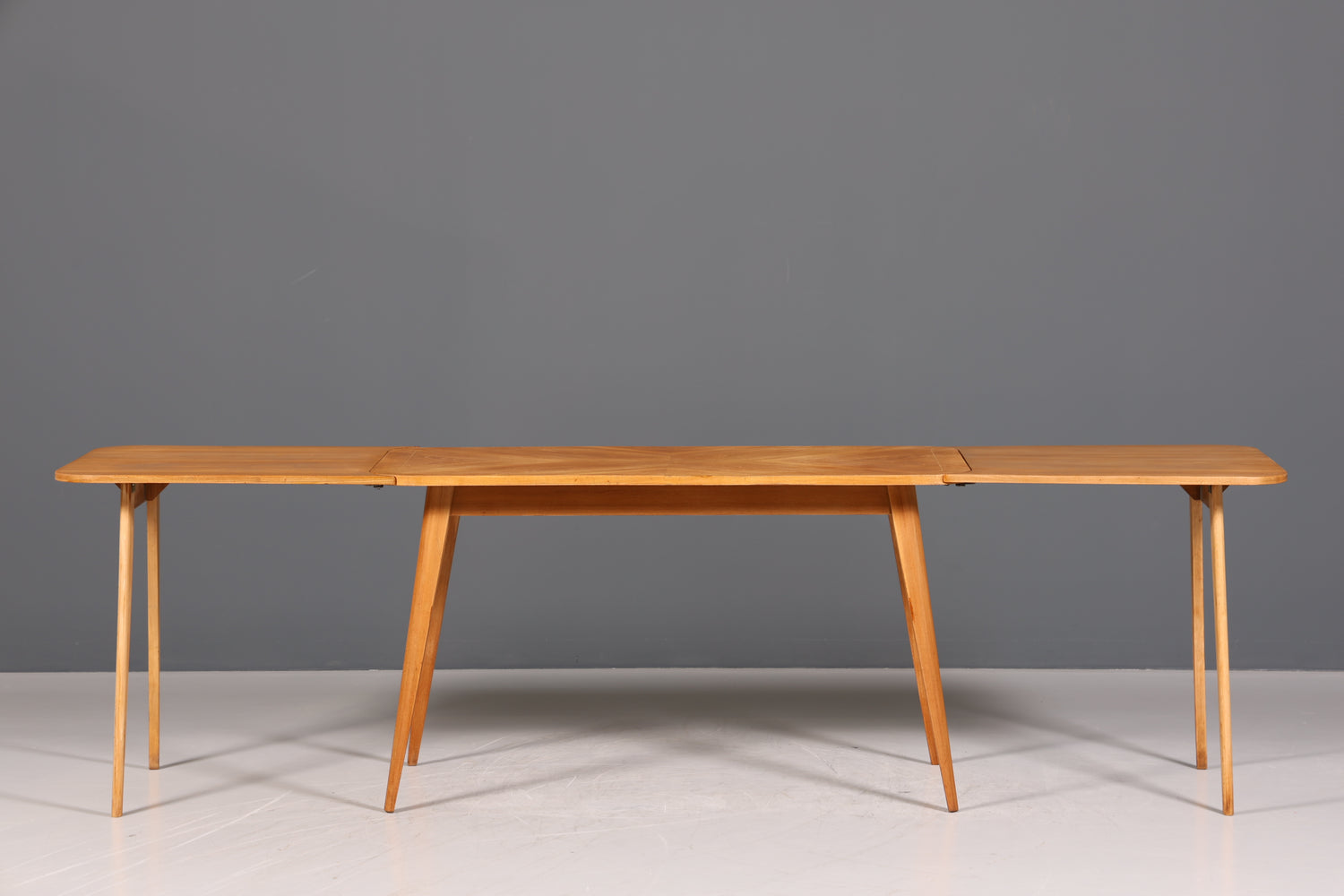Wunderschöner Mid Century Tisch ausziehbar Retro Esstisch Vintage Küchentisch Stecksystem Dining Table