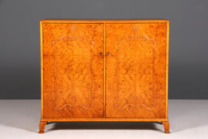 Stilvoller Original Art Deco Schrank Vertiko Sideboard um 1930 Highboard Kommode Aktenschrank Wäscheschrank