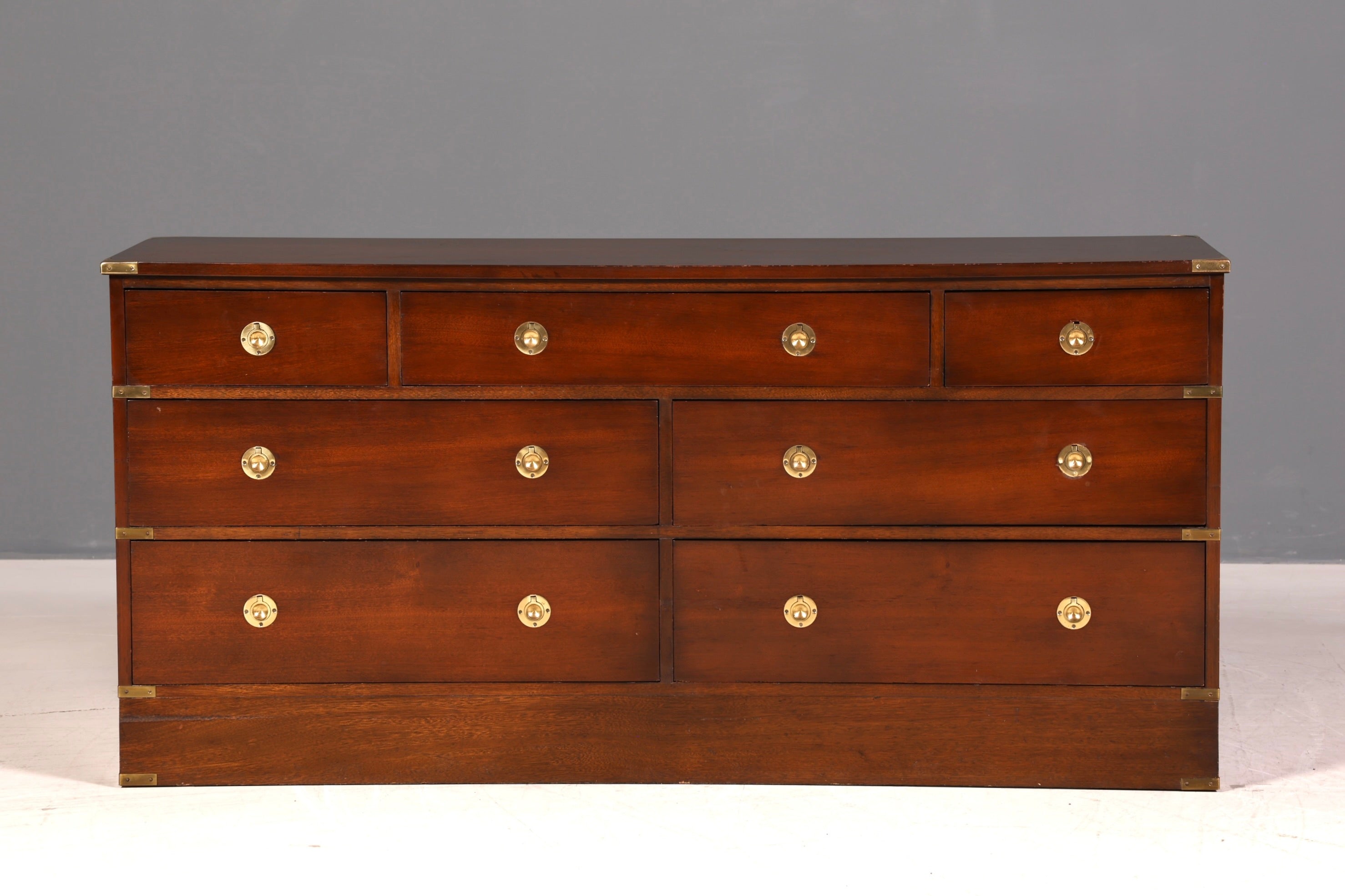 Traumhaftes Maritim Sideboard Englische Schiffs Kommode Englisch Antik Schrank Military Chest