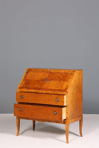 Stilvoller Sekretär um 1930 Büro Kommode echt Holz Schreibtisch Bürokommode