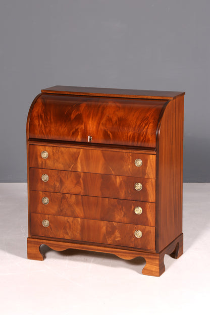 G099 Finish Wunderschöner Englischer Sekretär Schreibkommode echt Holz Schreibtisch Kommode