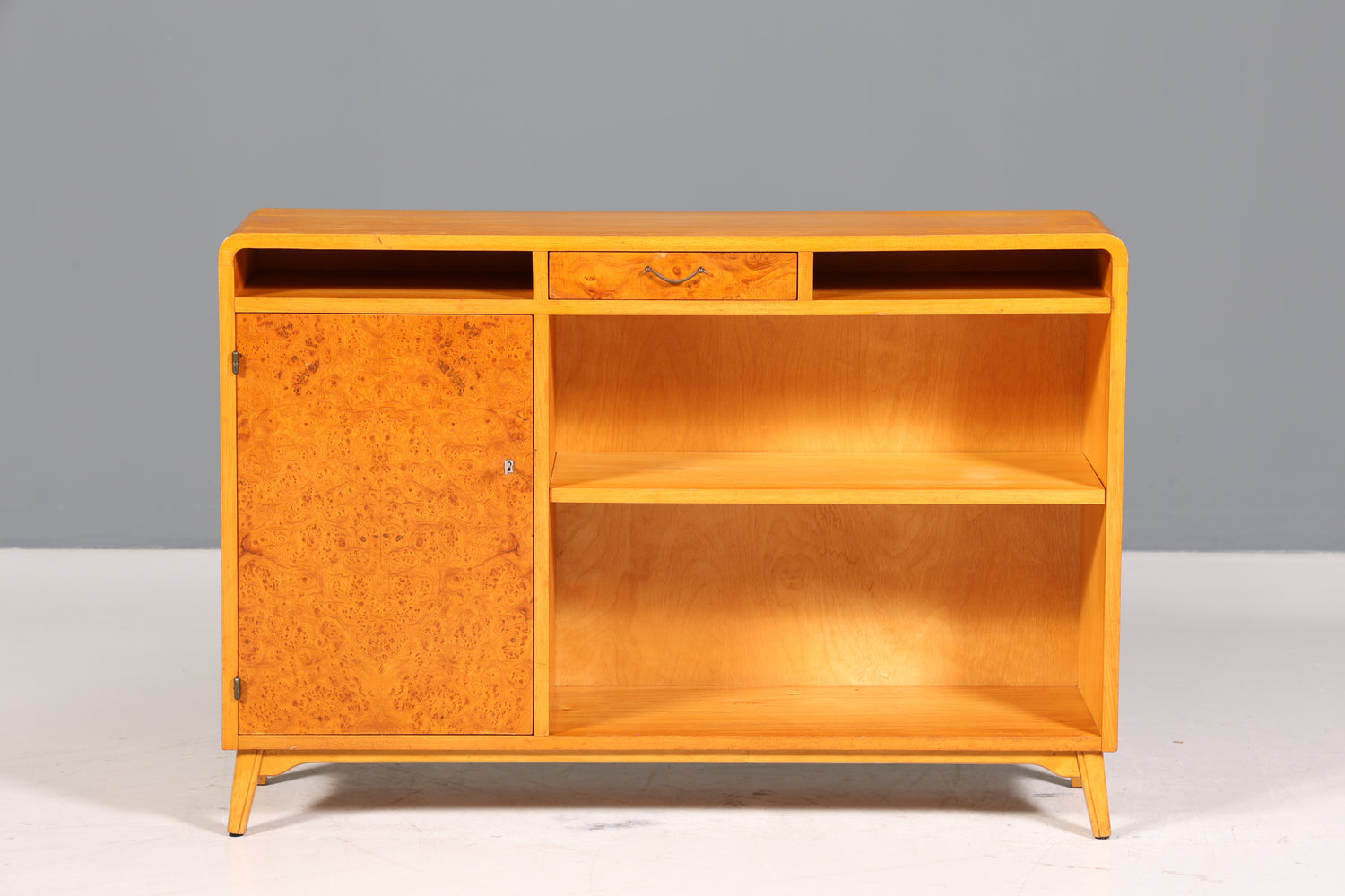 Wunderschönes Mid Century Sideboard Vintage TV Schrank Retro Regal Bücherregal 60s