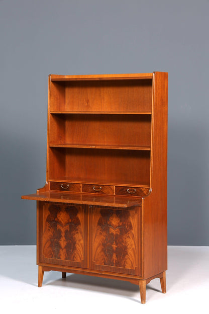 Wunderschönes Mid Century Bücherregal Schrank Sekretär 40er Jahre Kommode - Regal