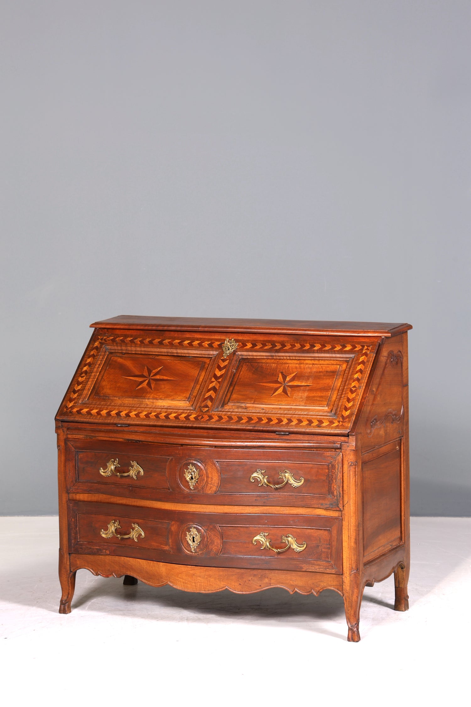 Beeindruckender Barock Sekretär Biedermeier Kommode um 1810 Louis Seize Schreibkommode Büroschrank