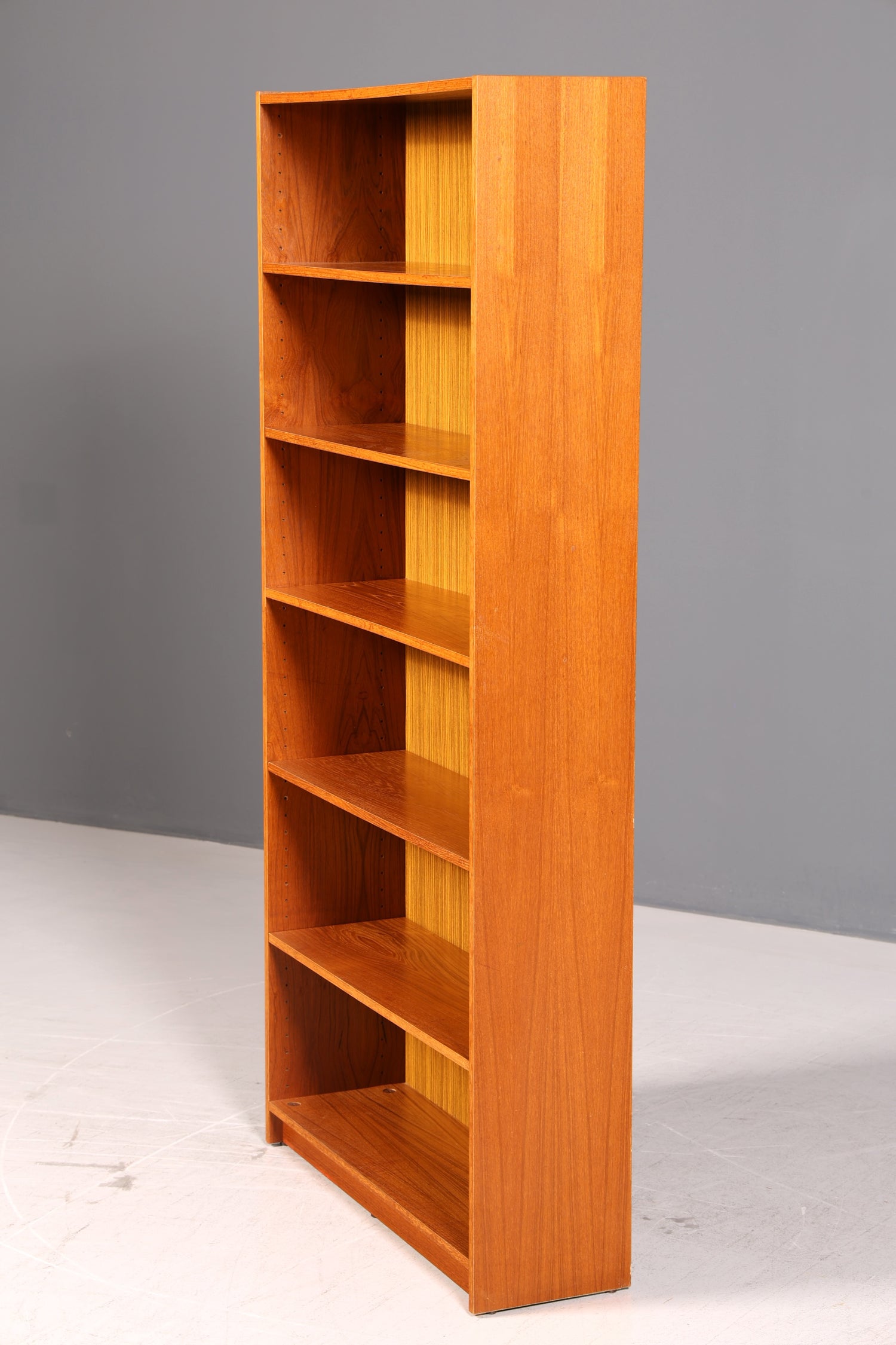 Schlichtes Mid Century Regal Vintage Bücherregal Schrank Buchablage Bookshelf 60s Holz