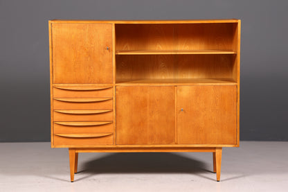 G739 Finish Traumhafter Mid Century Highboard Retro Vitrine 60er Jahre Schrank Kommode (Kopie)