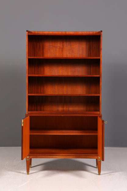 Beautiful Gustavian Style Shelf Bookcase Cabinet Highboard Vintage Real Wood Antique