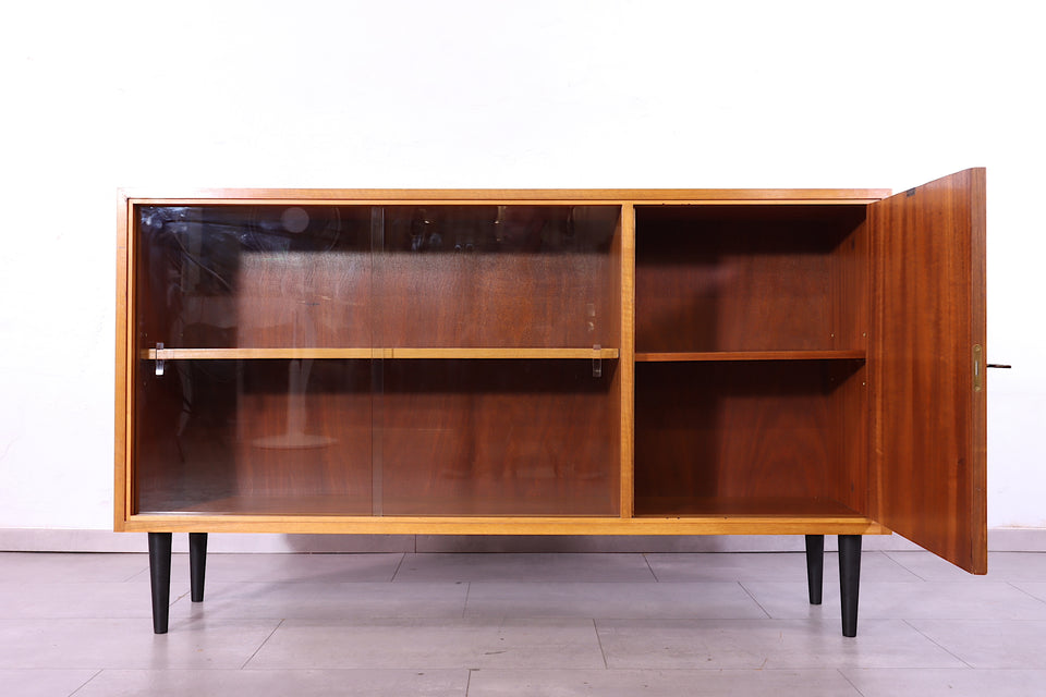 Wunderschönes Mid Century Sideboard Vintage Vitrine 60s Schrank Kommode