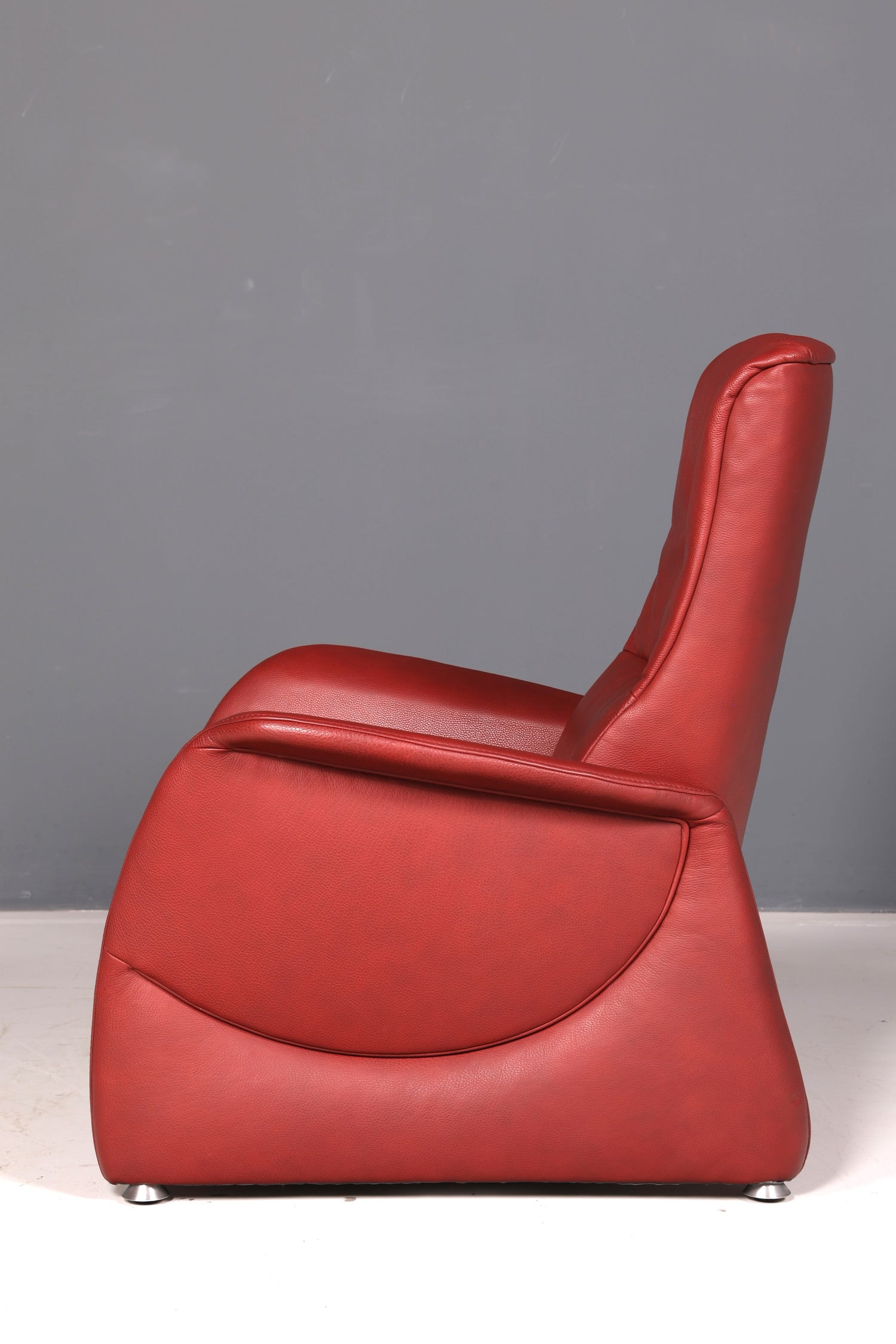 Edler Himolla Relaxsessel Ledersessel Echt Leder Rostrot Sessel Fernsehsessel Loungesessel Vintage