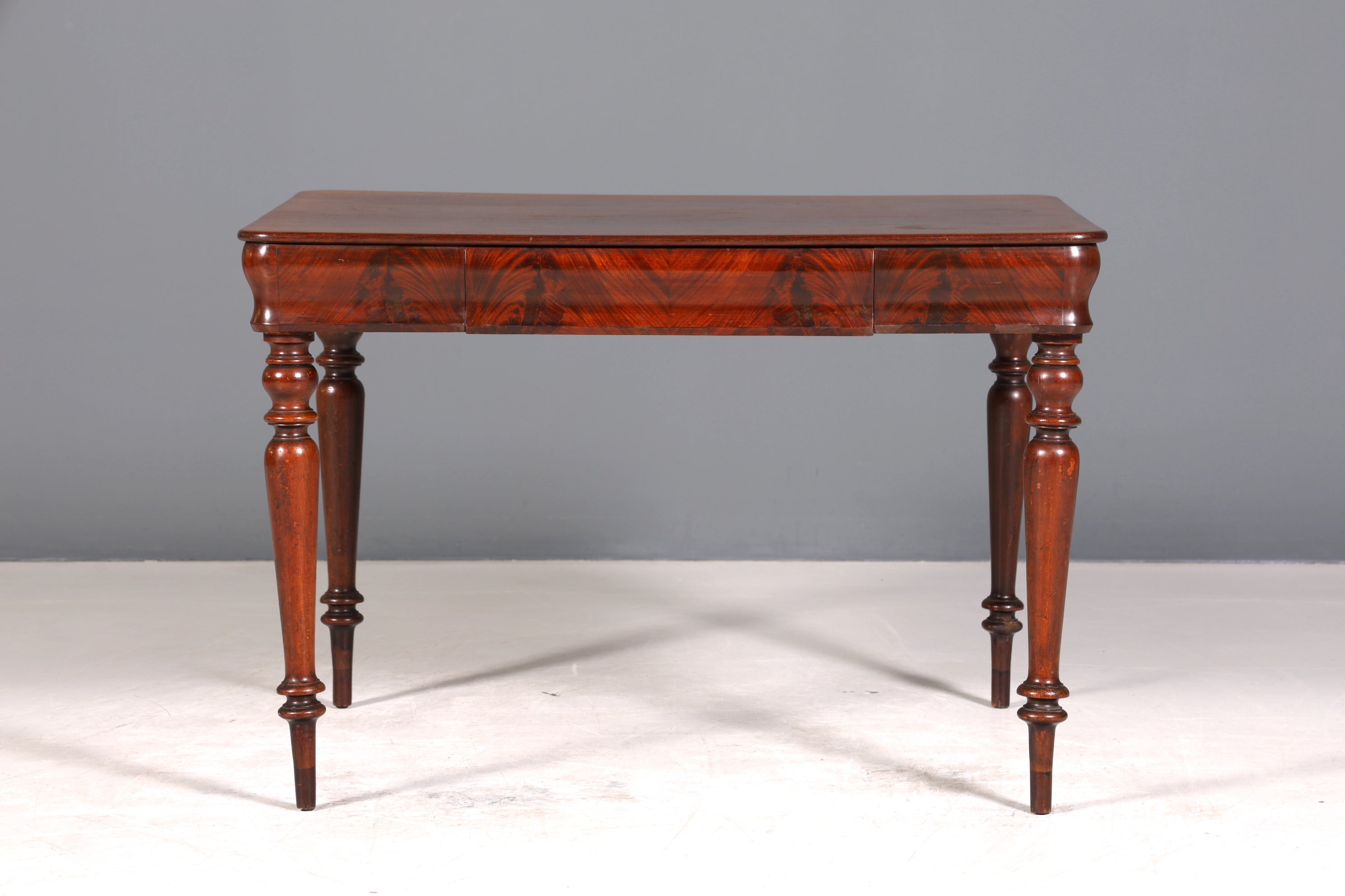 Filigraner Englischer Schreibtisch Englisch Desk Louis Philippe Empire Stil Bürotisch Antik Office Table