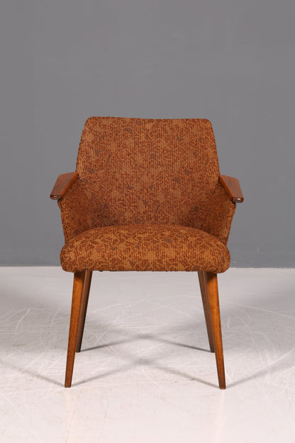 Wunderschöner Mid Century Stuhl Retro Armlehnstuhl Cocktailstuhl Küchenstuhl Sekretär Stuhl 2 von 4