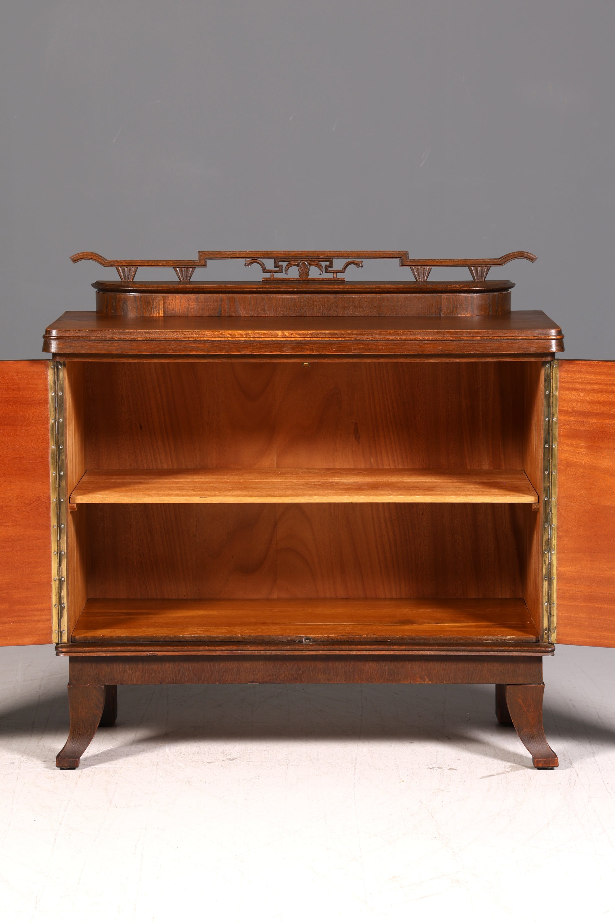 Traumhafter Jugendstil Schrank Eiche Antik Sideboard Buffet Anrichte Kommode