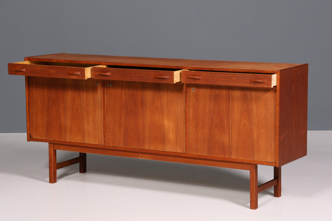 Mid Century Sideboard &quot;Ulferts- Made in Sweden&quot; Teak Holz Schrank Retro Kommode Vintage 60er Jahre