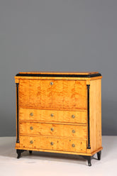 Wunderschöner Original Biedermeier Sekretär um 1860 Kommode Antik Bürokommode