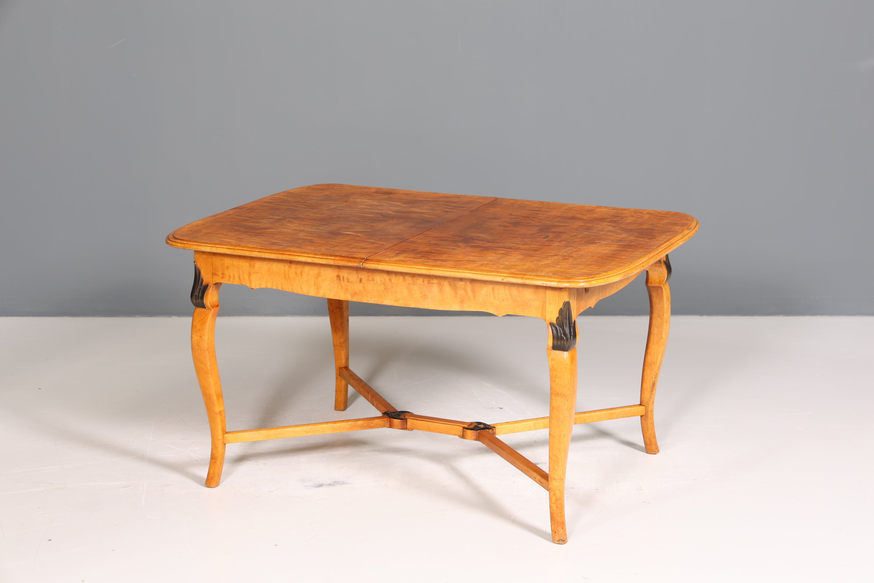 Wunderschöner Esstisch im Biedermeier Stil ausziehbarer echt Holz Küchentisch Jugendstil Esszimmer Tisch