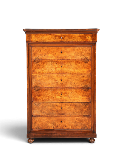 F941 Finish Wunderschönes Gründerzeit Vertiko Louis Philippe Kommode um 1880 Schubladenkommode