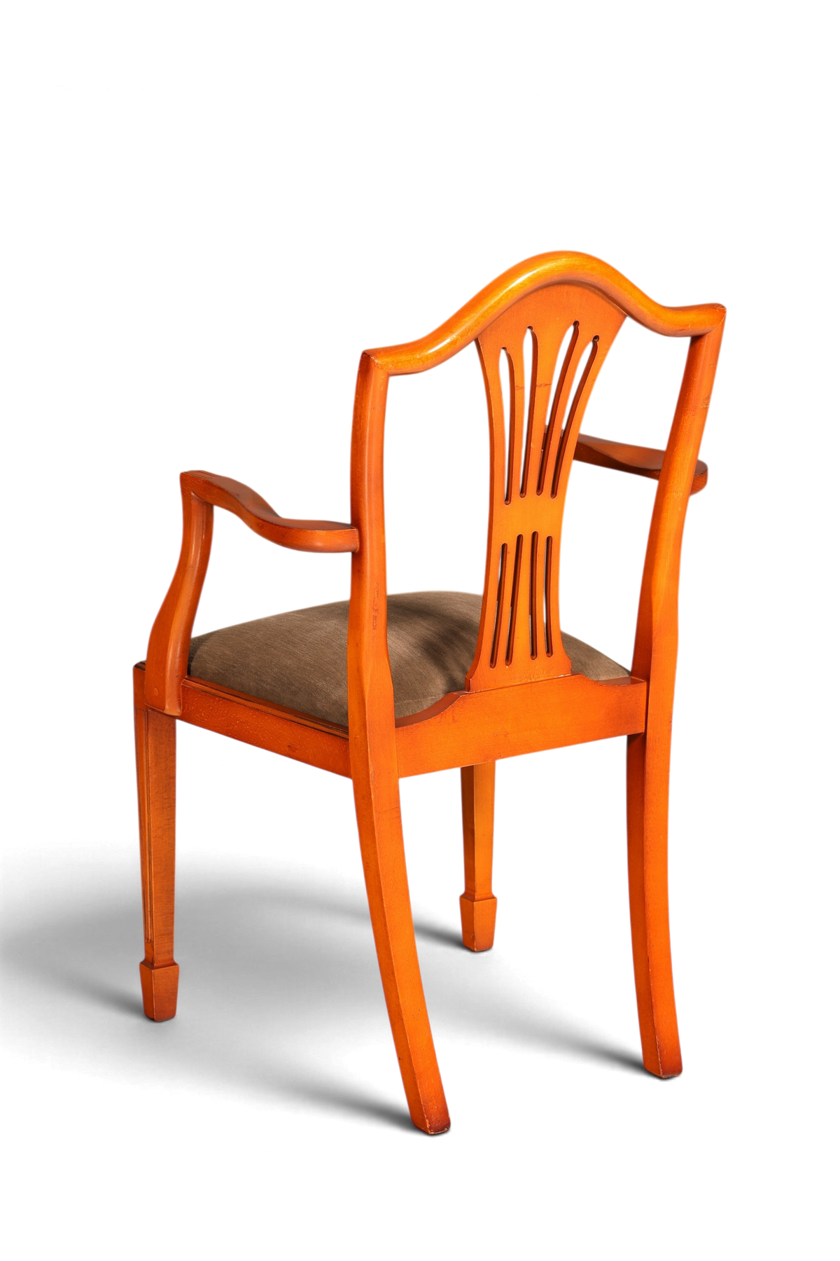 Edler Englischer Stuhl im Hepplewithe Stil Englisch Armlehnstuhl Dining Chair Küchenstuhl Sekretär Stuhl 2 von 2