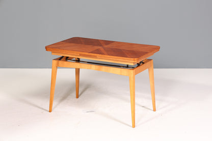Wunderschöner Mid Century Tisch ausziehbar Retro Esstisch Vintage Küchentisch Höhenverstellbar