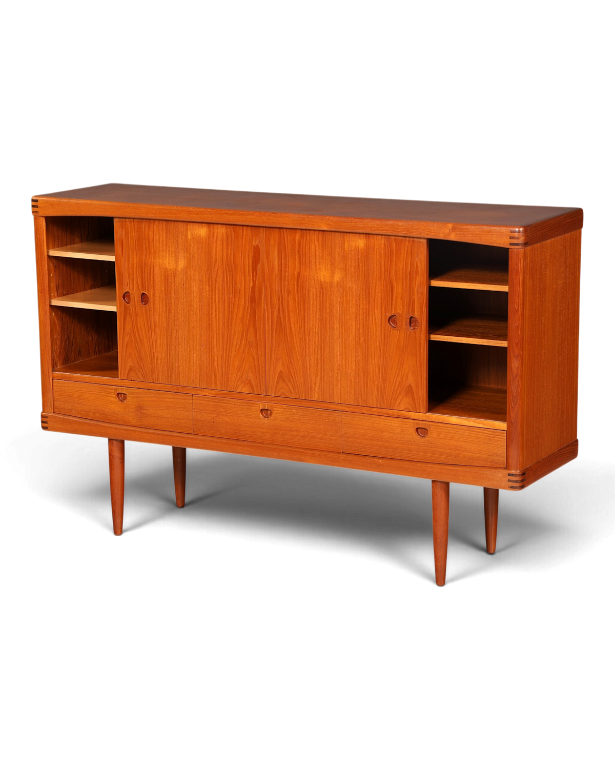 Hauptstadt Möblerei Bramin teak highboard, 1960&