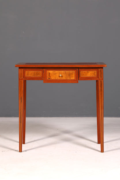 Beautiful delicate French desk in antique style, genuine wood office table