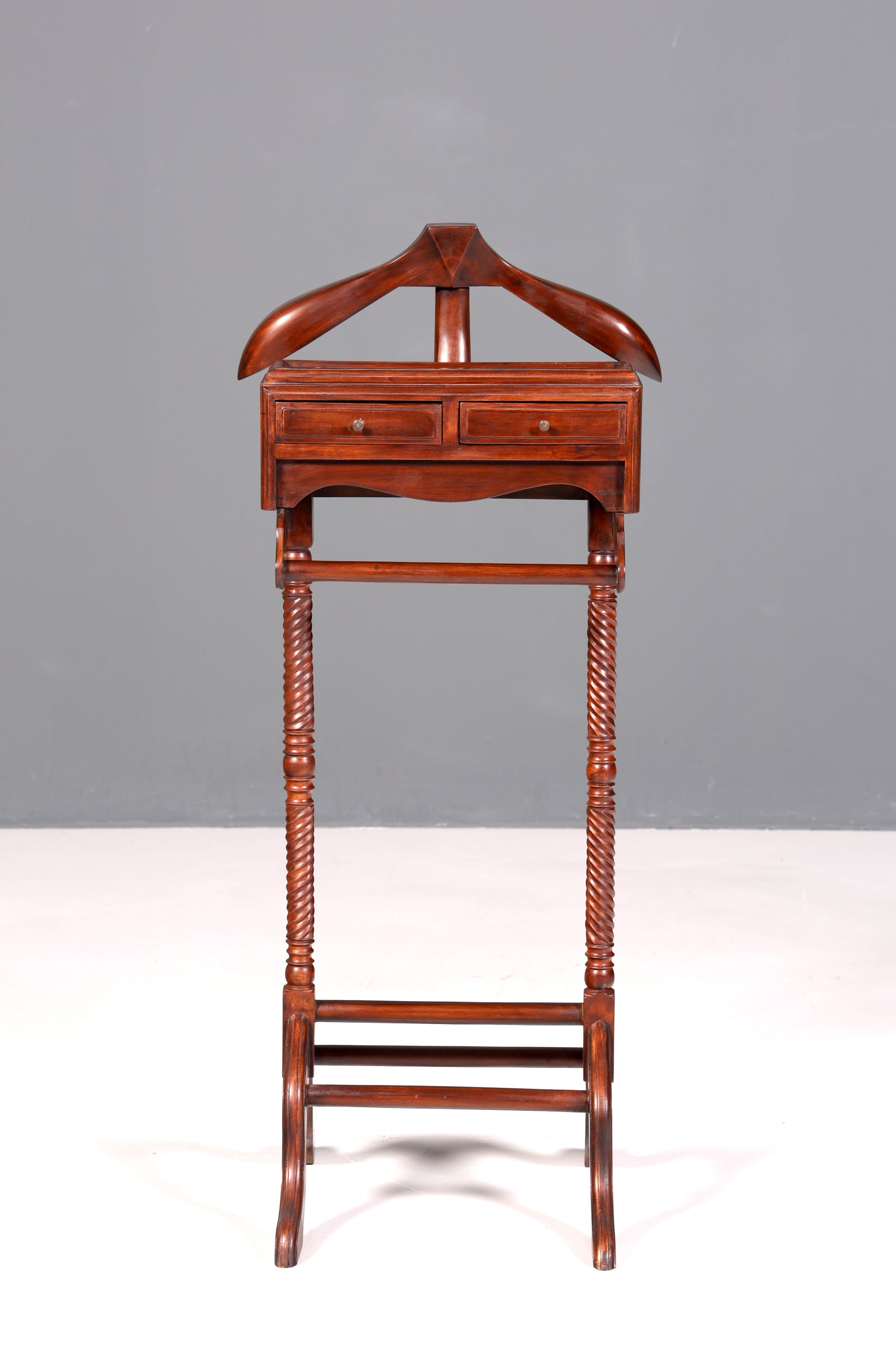 Wunderschöner Gründerzeit Kleiderbutler Antik Kleiderständer echt Holz Herrendiener Kleider Ablage Stummer Diener