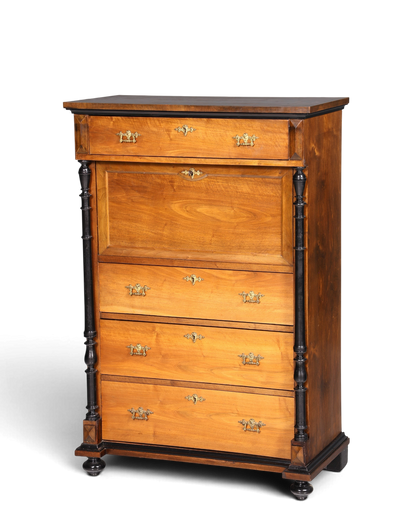 Traumhafter Gründerzeit Sekretär Vertiko Highboard Louis Philippe Kommode um 1880