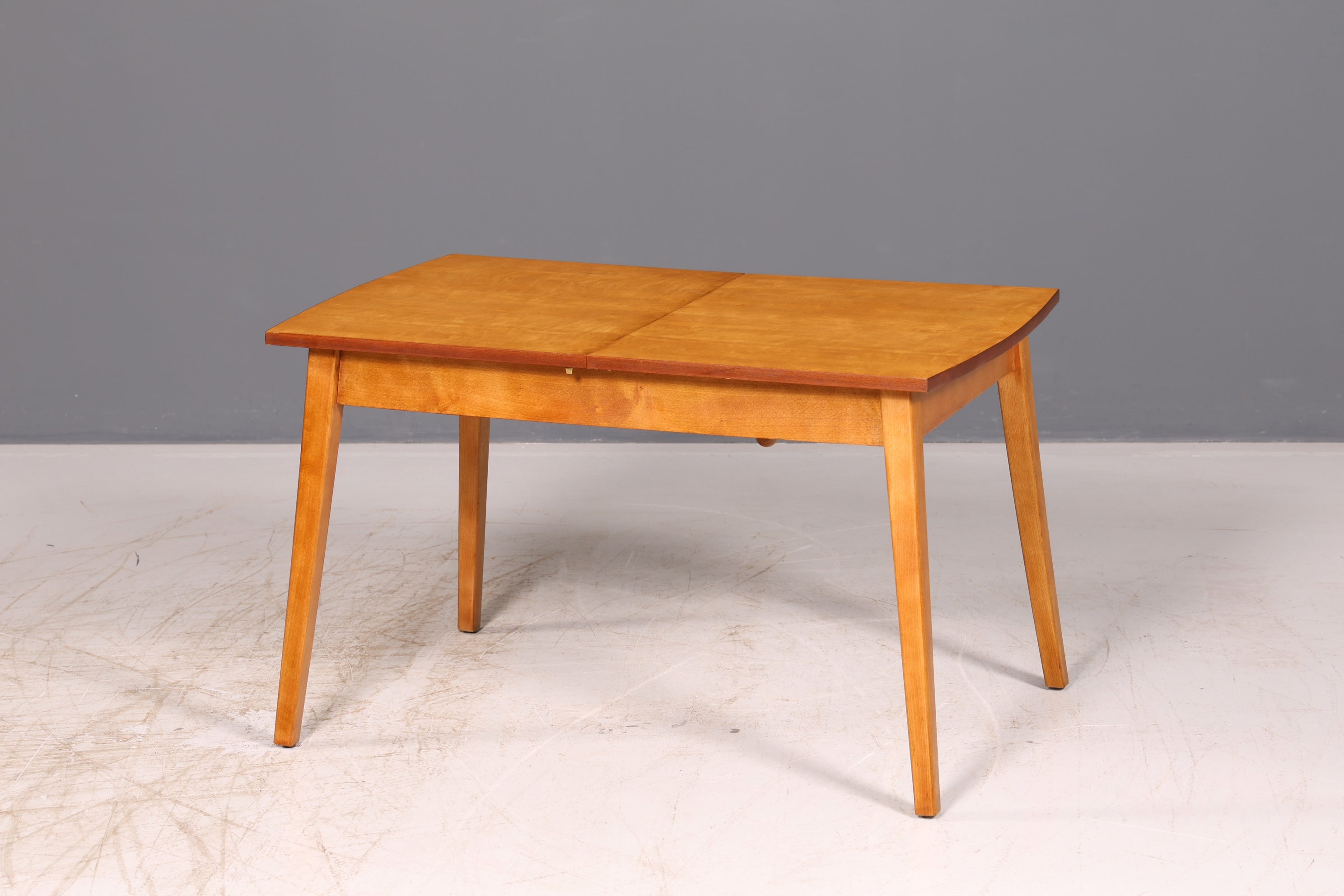 Traumhafter Mid Century Esstisch ausziehbar Vintage Tisch Retro Küchentisch Esszimmertisch echt Holz