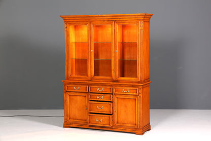 Traumhafte Original Selva Vitrine Antik Stil massiv Holz Buffet Villa Borghese Schrank Regal