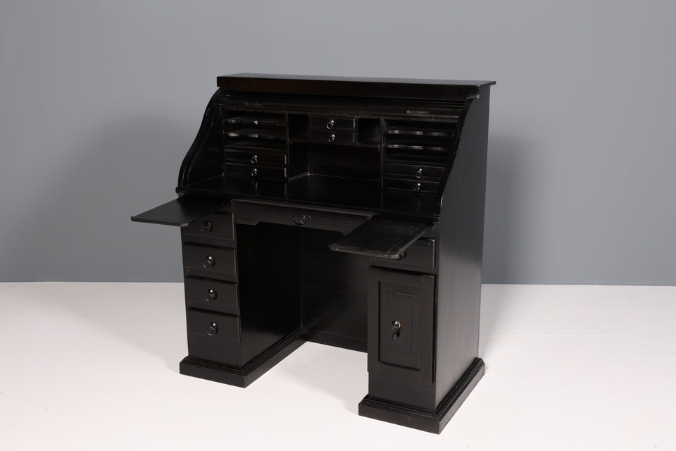 Wunderschöner Bauhaus Stil Rollladen Sekretär massiv Schrank Art Deco Stil Desk