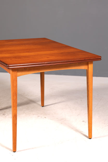 Traumhafter Mid Century Esstisch ausziehbarer Danish Design echt Holz Küchentisch Esszimmer Tisch