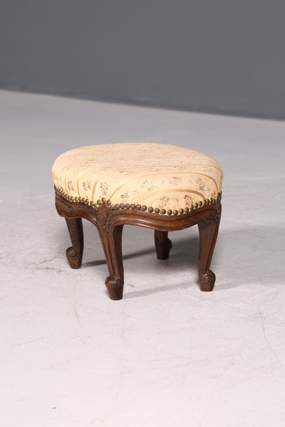 Wunderschöner Chippendale Hocker Barock Antik Stil Fussablage Schemel