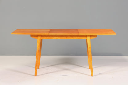 Schlichter Mid Century Esstisch ausziehbarer Vintage Tisch Retro Küchentisch