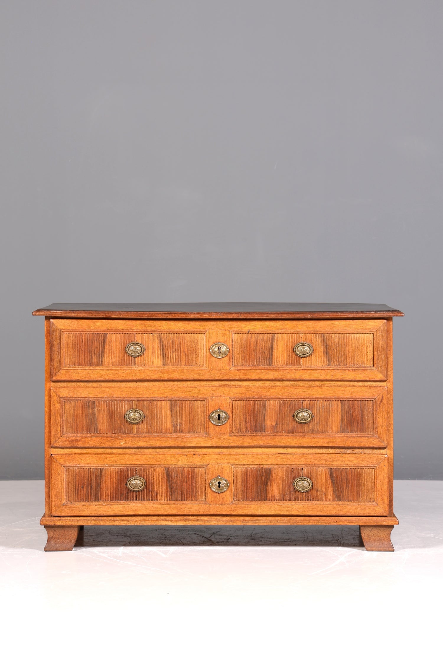 Beeindruckende Original Barock Kommode um 1780 Sideboard Antik massiv Holz Eiche Schubladenkommode