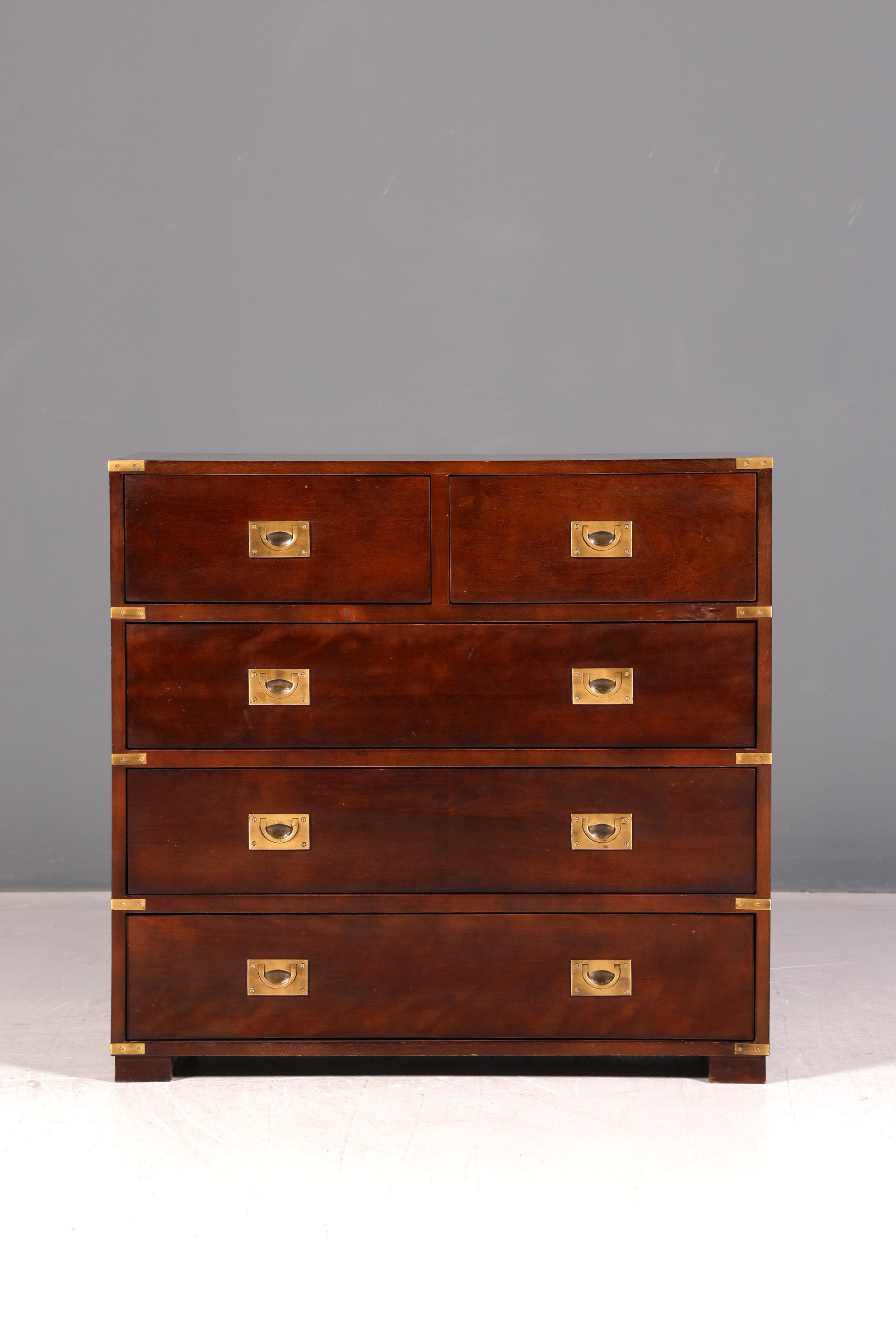 Traumhafte Maritime Kommode Englisch Military Chest Schiffskommode Antik Schrank Kolonialstil