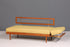 Seltenes Original Knoll Antimott Sofa Mid Century Couch Daybed Teak Holz 3-Sitzer Sofa Schlafsofa