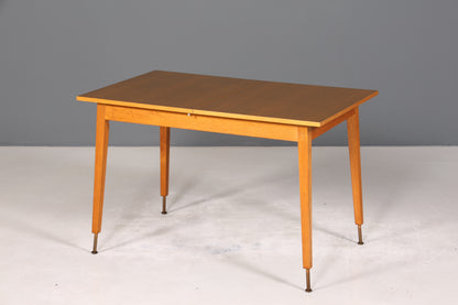 Traumhafter Mid Century Küchentisch Vintage Tisch ausziehbar und höhenverstellbar Esszimmer Tisch VEB