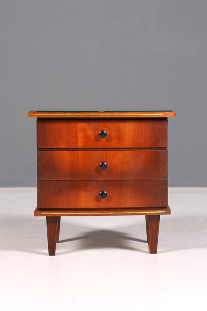 Wunderschöne Mid Century Kommode Vintage Nachttisch 60s Schubladenkommode 1 von 2