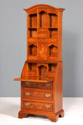 Wunderschöner Englischer Sekretär Büro Aufsatzsekretär Antik 60S Schrank UK