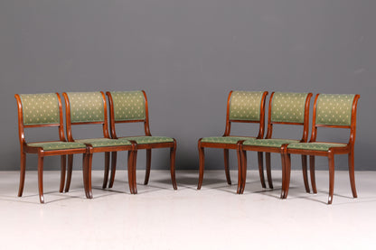 6x Edle Englische Stühle Dining Chairs 60er Jahre Küchenstühle Esszimmerstühle Stuhlset