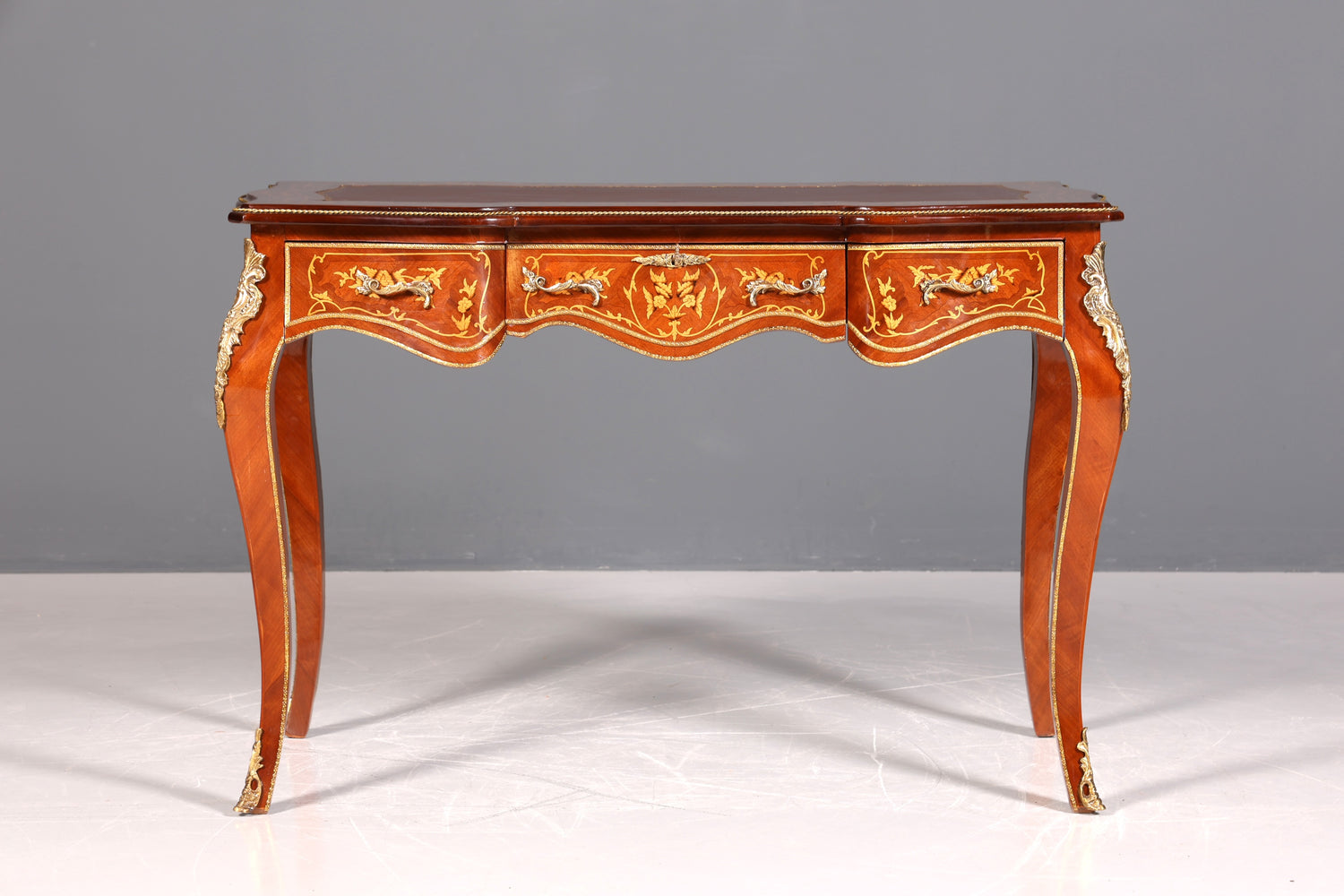 Wunderschöner Louis XV Stil Schreibtisch French Office Desk Antik Stil Bürotisch