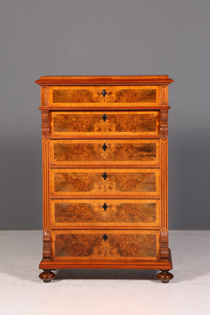 Traumhafte Gründerzeit Kommode Antik Vertiko Schubladenkommode Highboard Chiffoniere Wäschekommode