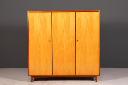 Traumhafter XL Mid Century Kleiderschrank Vintage Schrank Retro Wäscheschrank Dielenschrank Schlafzimmer