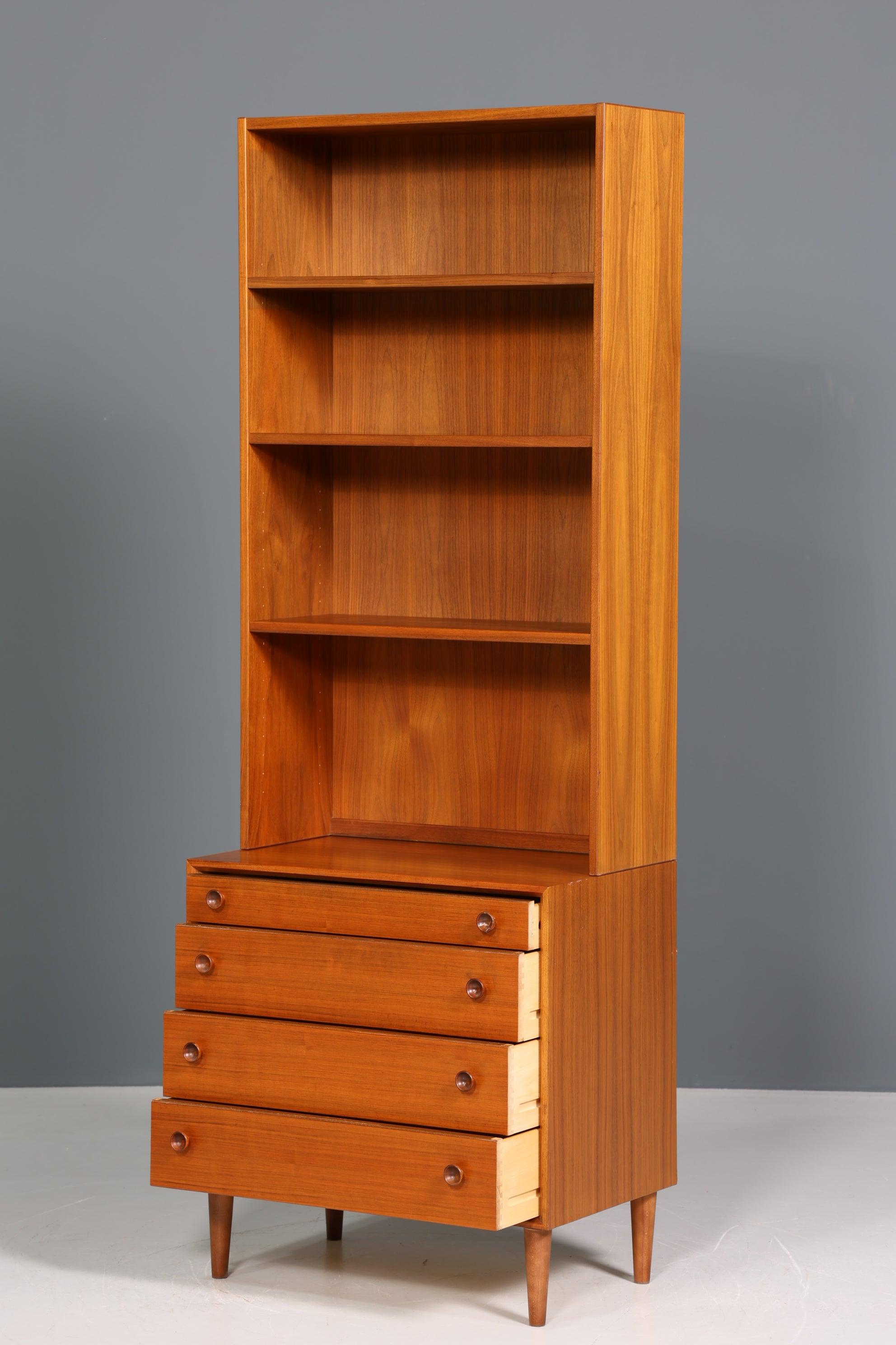 Traumhaftes Mid Century Regal Vintage Schrank Retro Vertiko Bücherregal Kommode 60er Jahre