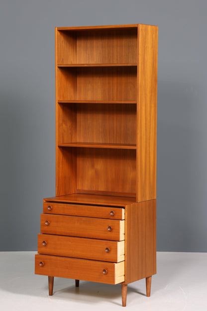 Traumhaftes Mid Century Regal Vintage Schrank Retro Vertiko Bücherregal Kommode 60er Jahre