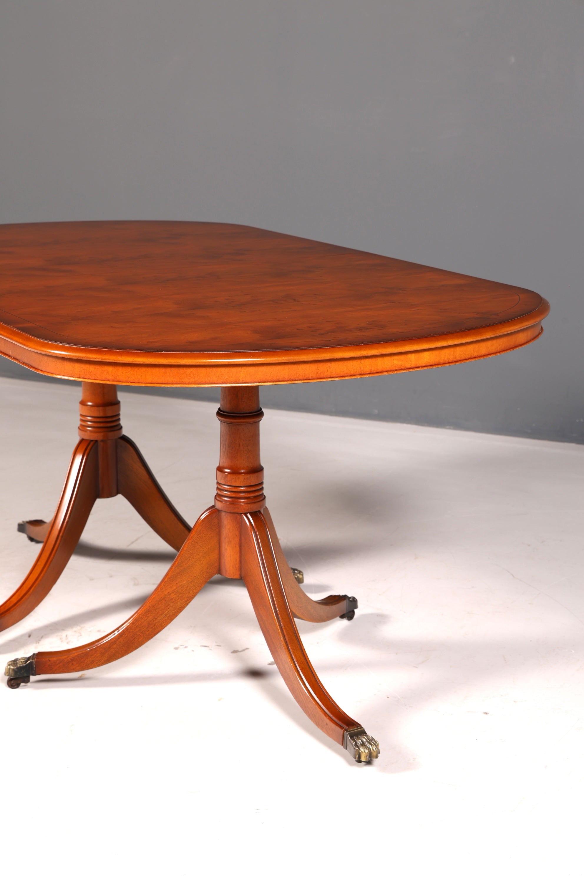 Beautiful Original Bradley Extendable Dining Table, Yew, English Antique 1960s Kitchen Table, Made in England