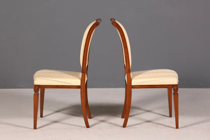 2x Traumhafte Selva Stuhle Esszimmer Stuhl Set Villa Borghese Küchenstühle Antik Stil Set