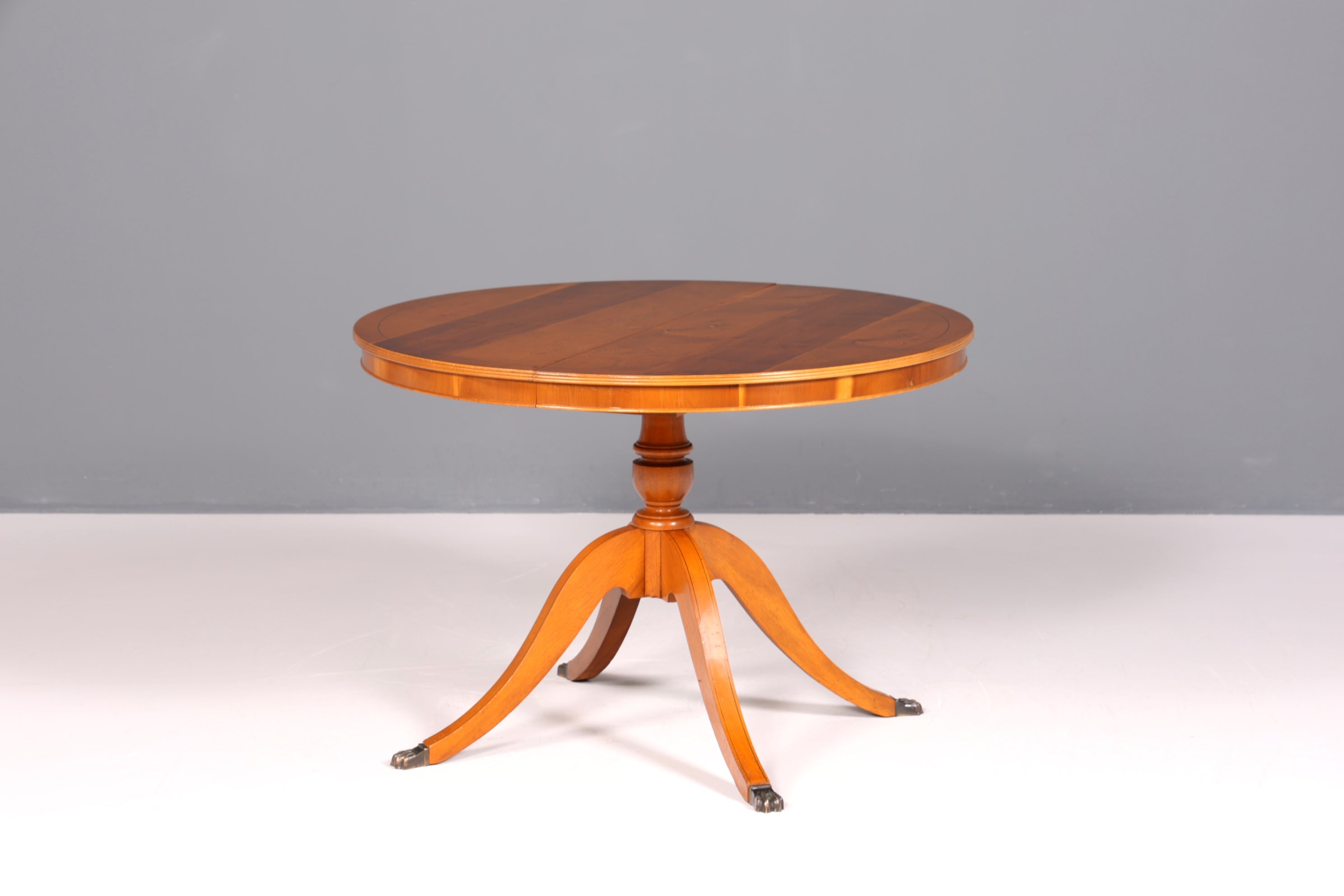 Traumhafter Englischer Tisch ausziehbarer Esstisch Antik Stil 60s Regency Küchentisch Eibe